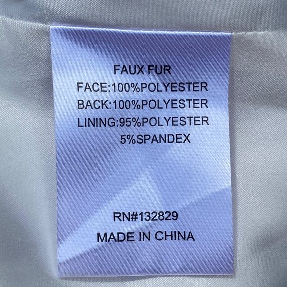 Lovers + Friends Ziggy‎ Sherpa Fleece Jacket Faux Leather Trim Hooded Size Small - Picture 6 of 7